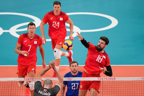 Japan Olympics 2020 Volleyball Men Canada - ROC