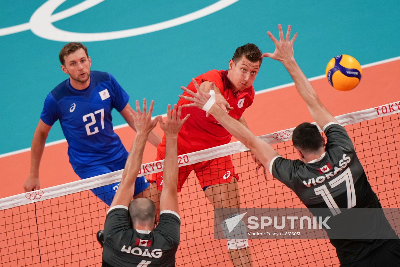 Japan Olympics 2020 Volleyball Men Canada - ROC