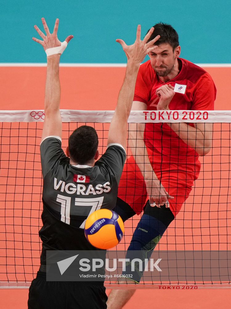Japan Olympics 2020 Volleyball Men Canada - ROC