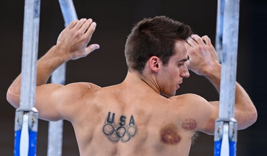 Japan Olympics 2020 Artistic Gymnastics Men Parallel Bars