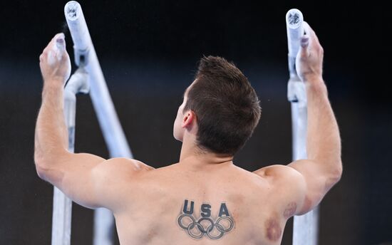 Japan Olympics 2020 Artistic Gymnastics Men Parallel Bars