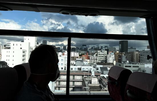 Japan Olympics 2020 Tokyo From Inside a Bus