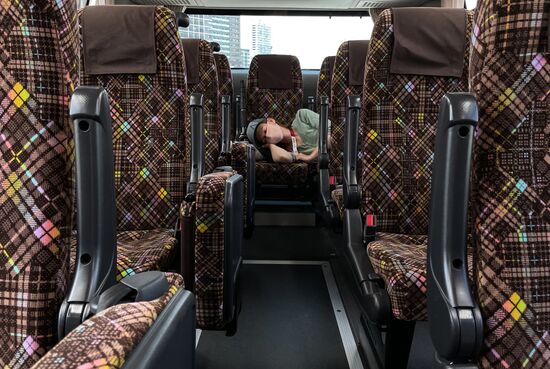 Japan Olympics 2020 Tokyo From Inside a Bus