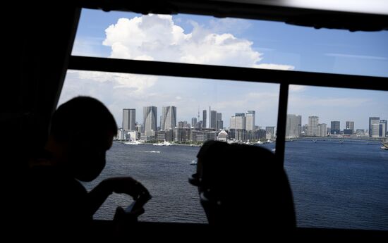 Japan Olympics 2020 Tokyo From Inside a Bus