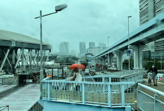 Japan Olympics 2020 Tokyo From Inside a Bus