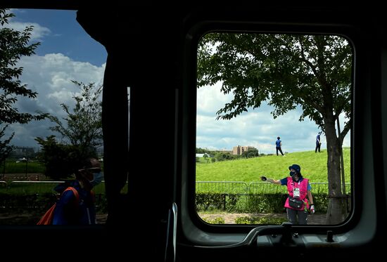 Japan Olympics 2020 Tokyo From Inside a Bus
