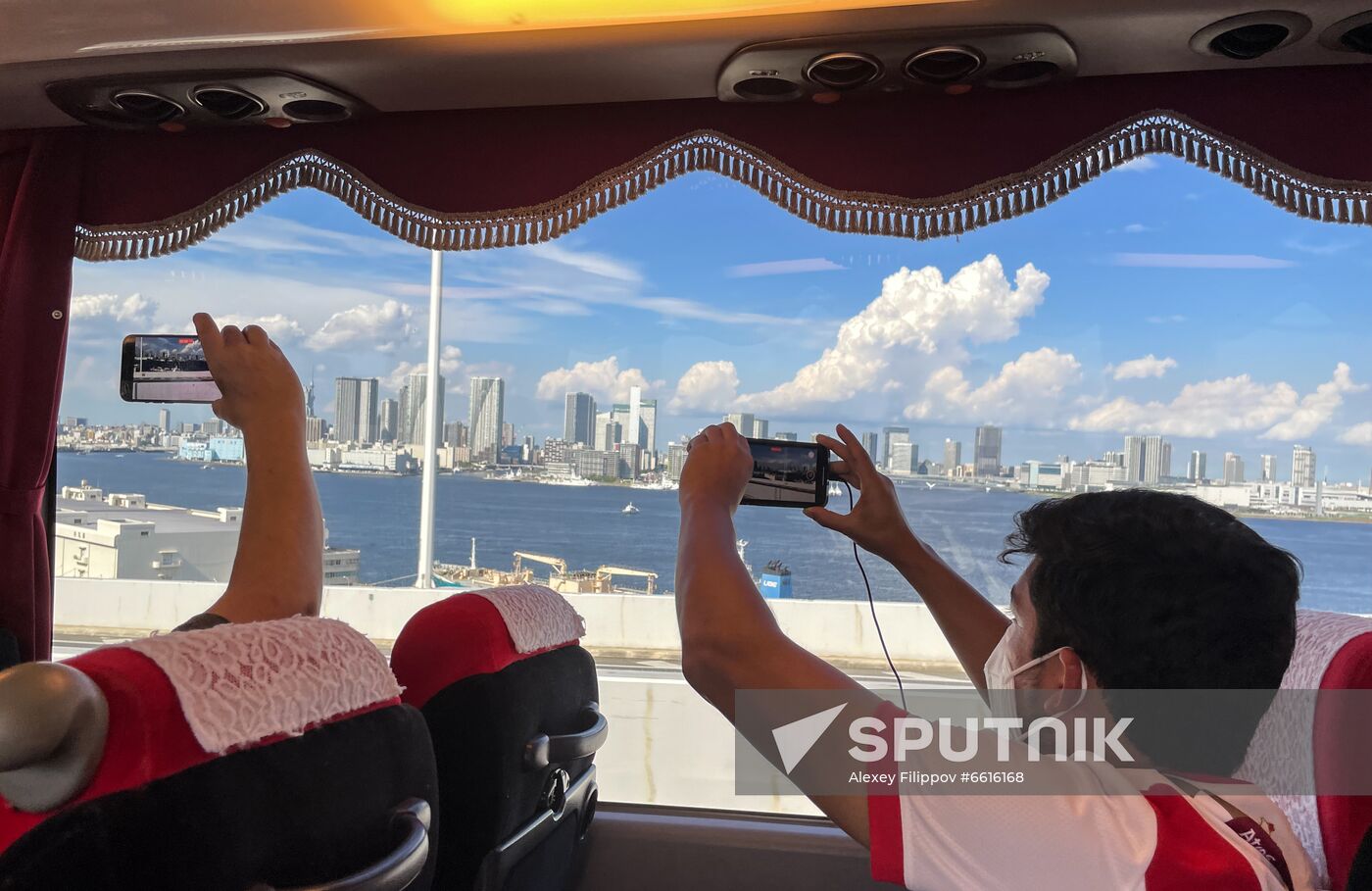 Japan Olympics 2020 Tokyo From Inside a Bus