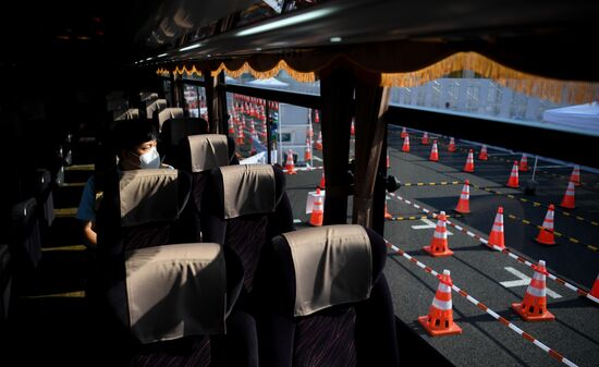 Japan Olympics 2020 Tokyo From Inside a Bus