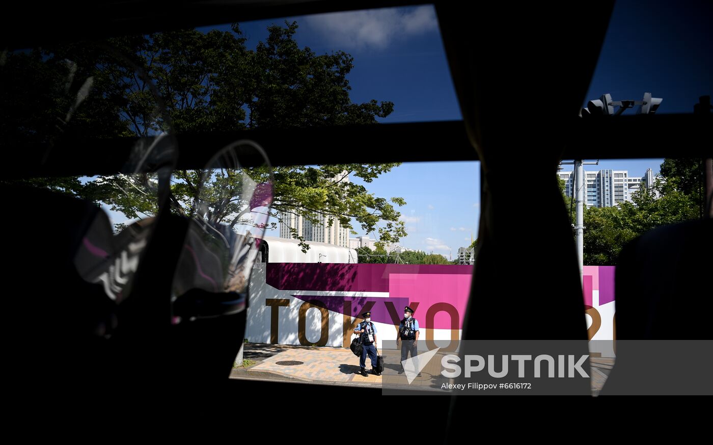 Japan Olympics 2020 Tokyo From Inside a Bus