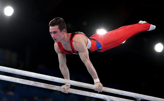 Japan Olympics 2020 Artistic Gymnastics Men Parallel Bars