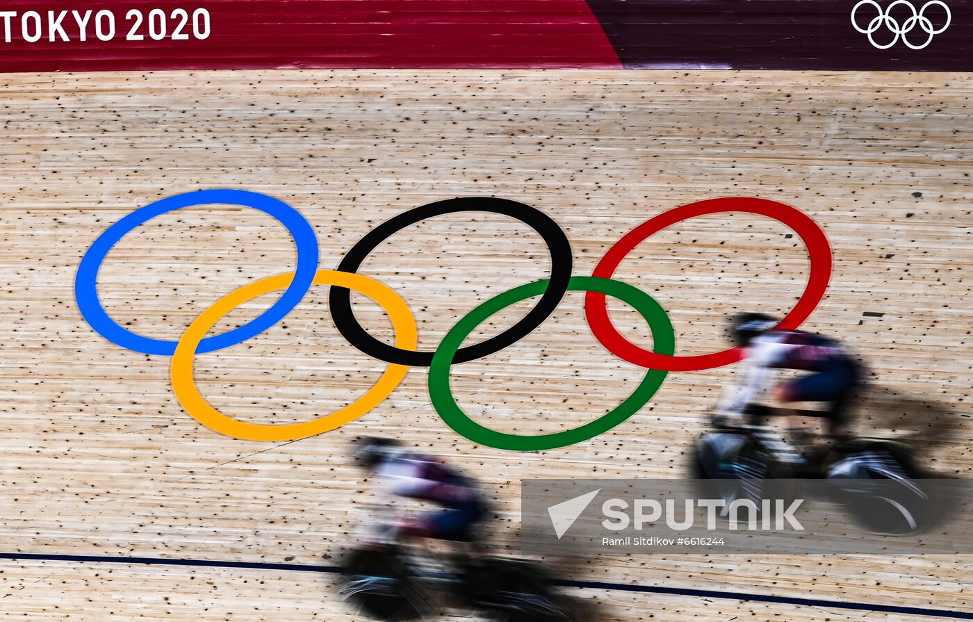 Japan Olympics 2020 Cycling Track Men Team Sprint
