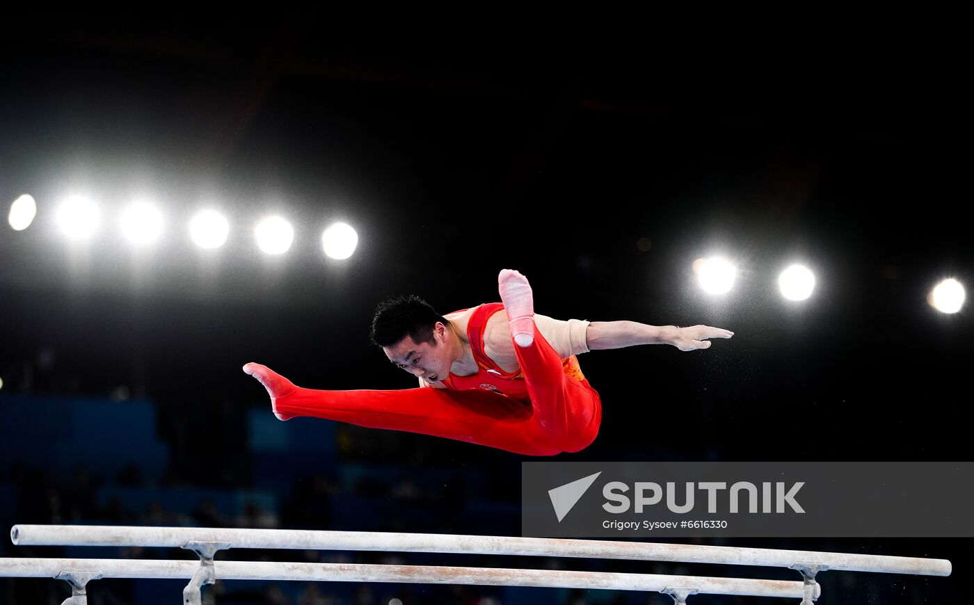 Japan Olympics 2020 Artistic Gymnastics Men Parallel Bars