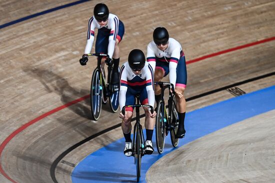 Japan Olympics 2020 Cycling Track Men Team Sprint