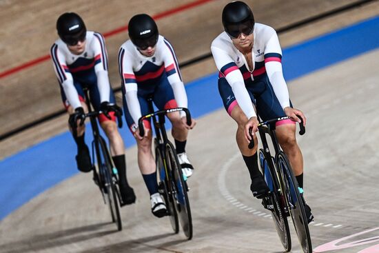 Japan Olympics 2020 Cycling Track Men Team Sprint