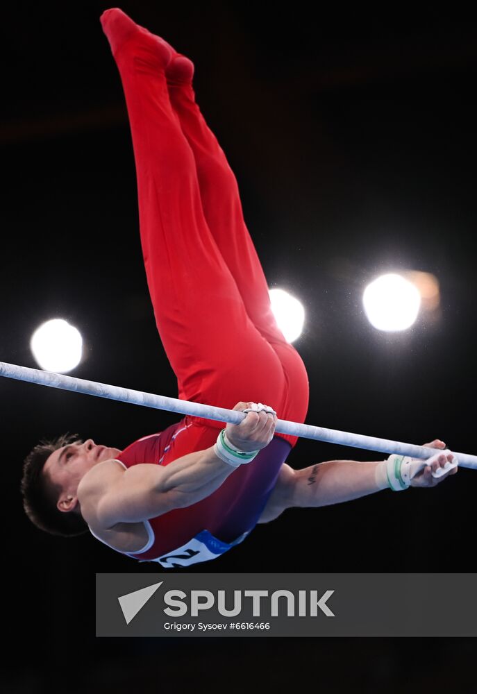 Japan Olympics 2020 Artistic Gymnastics Men Horizontal Bar