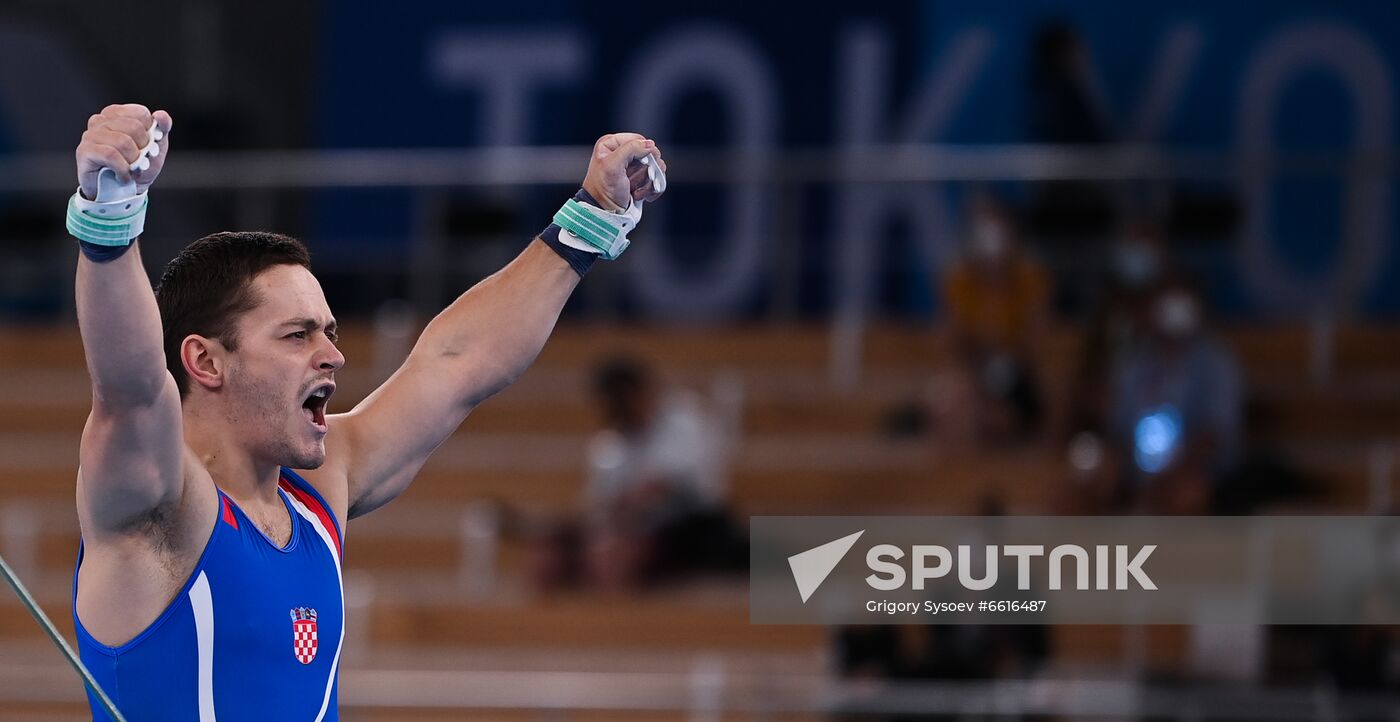 Japan Olympics 2020 Artistic Gymnastics Men Horizontal Bar