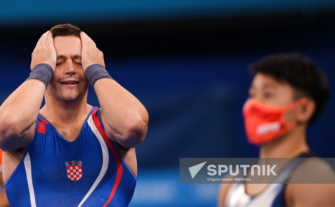 Japan Olympics 2020 Artistic Gymnastics Men Horizontal Bar