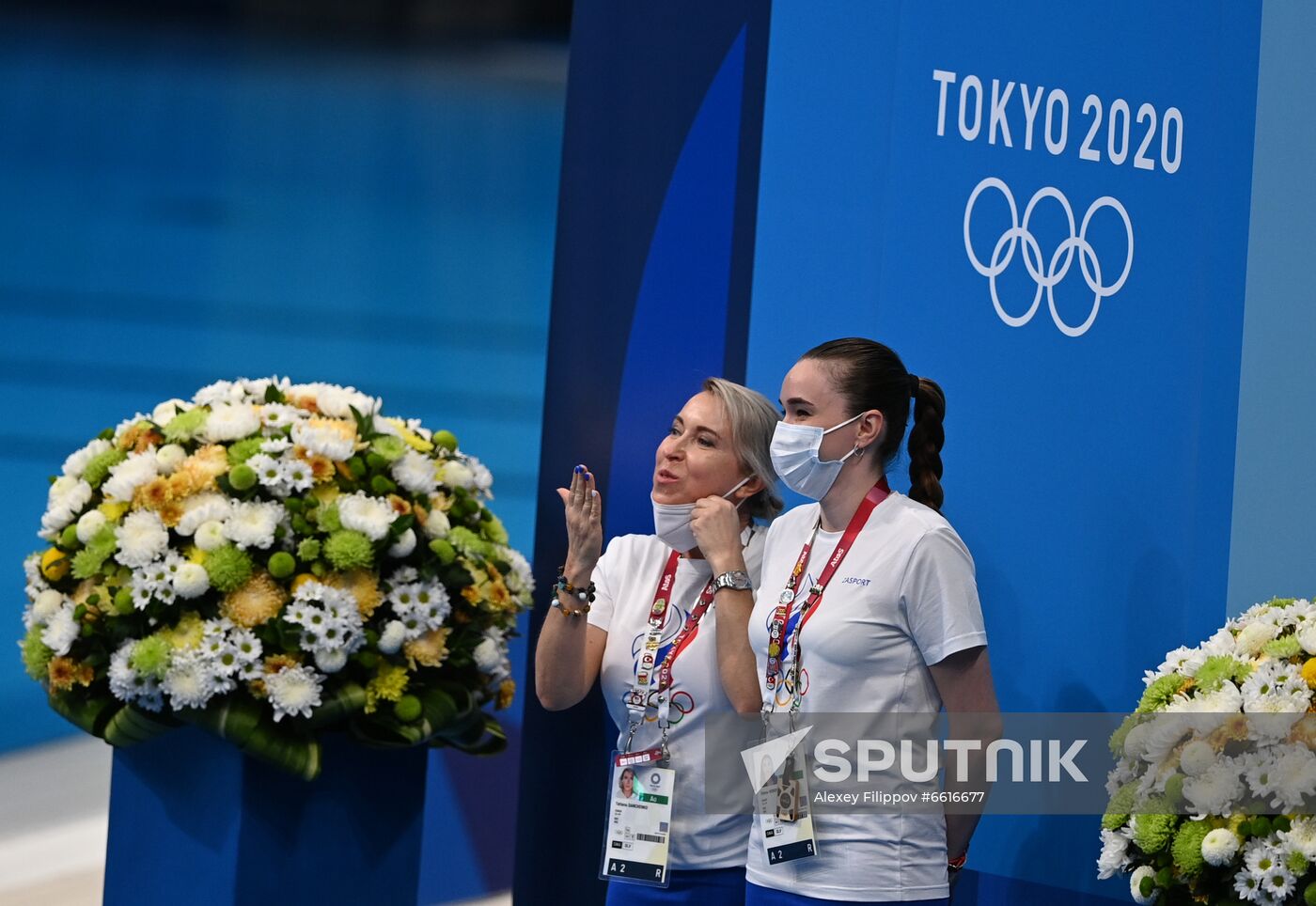 Japan Olympics 2020 Artistic Swimming Duet Technical Routine