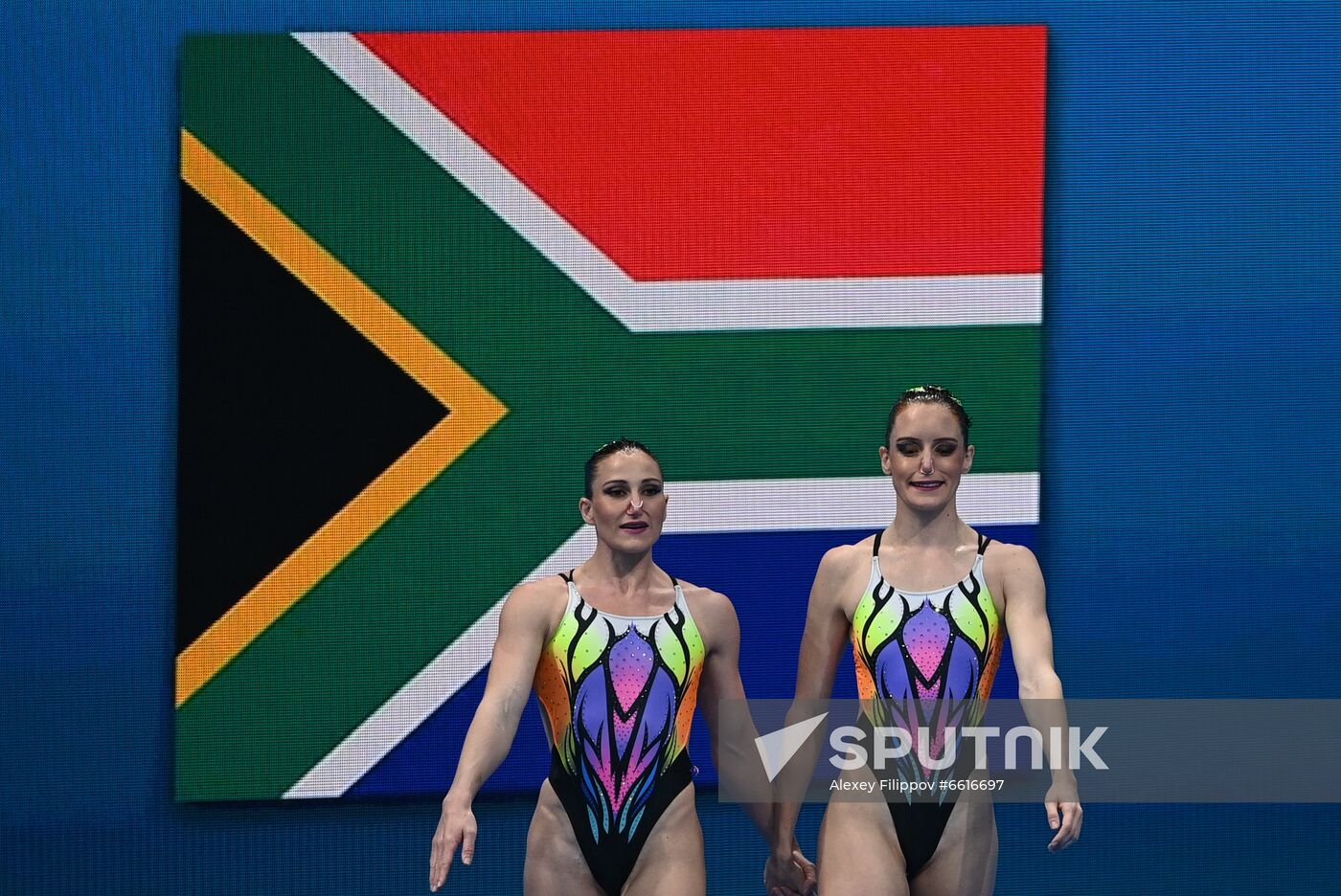 Japan Olympics 2020 Artistic Swimming Duet Technical Routine