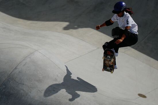 Japan Olympics 2020 Skateboarding Women Park