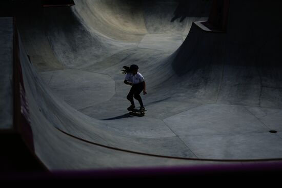 Japan Olympics 2020 Skateboarding Women Park