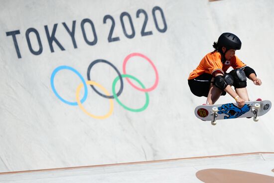 Japan Olympics 2020 Skateboarding Women Park