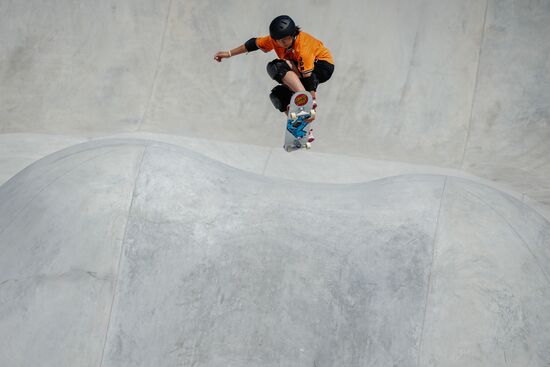 Japan Olympics 2020 Skateboarding Women Park