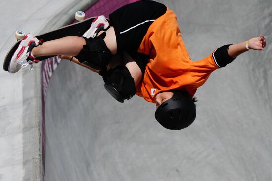 Japan Olympics 2020 Skateboarding Women Park