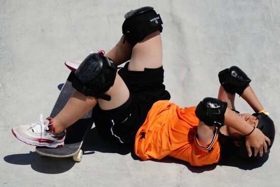 Japan Olympics 2020 Skateboarding Women Park
