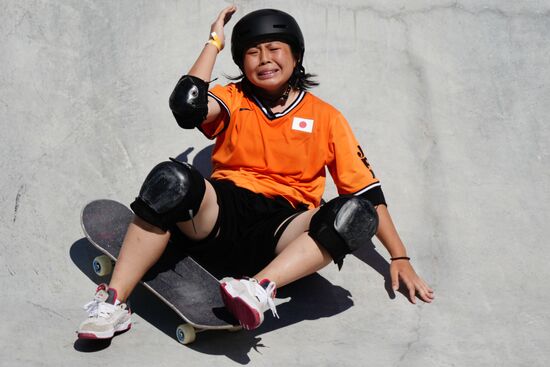 Japan Olympics 2020 Skateboarding Women Park