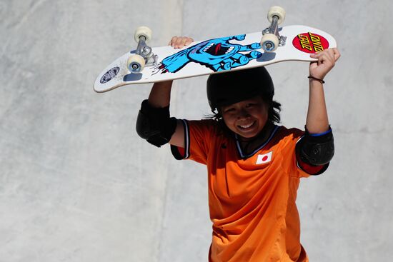 Japan Olympics 2020 Skateboarding Women Park
