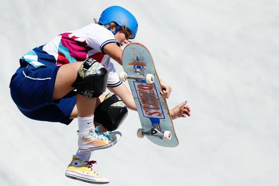 Japan Olympics 2020 Skateboarding Women Park