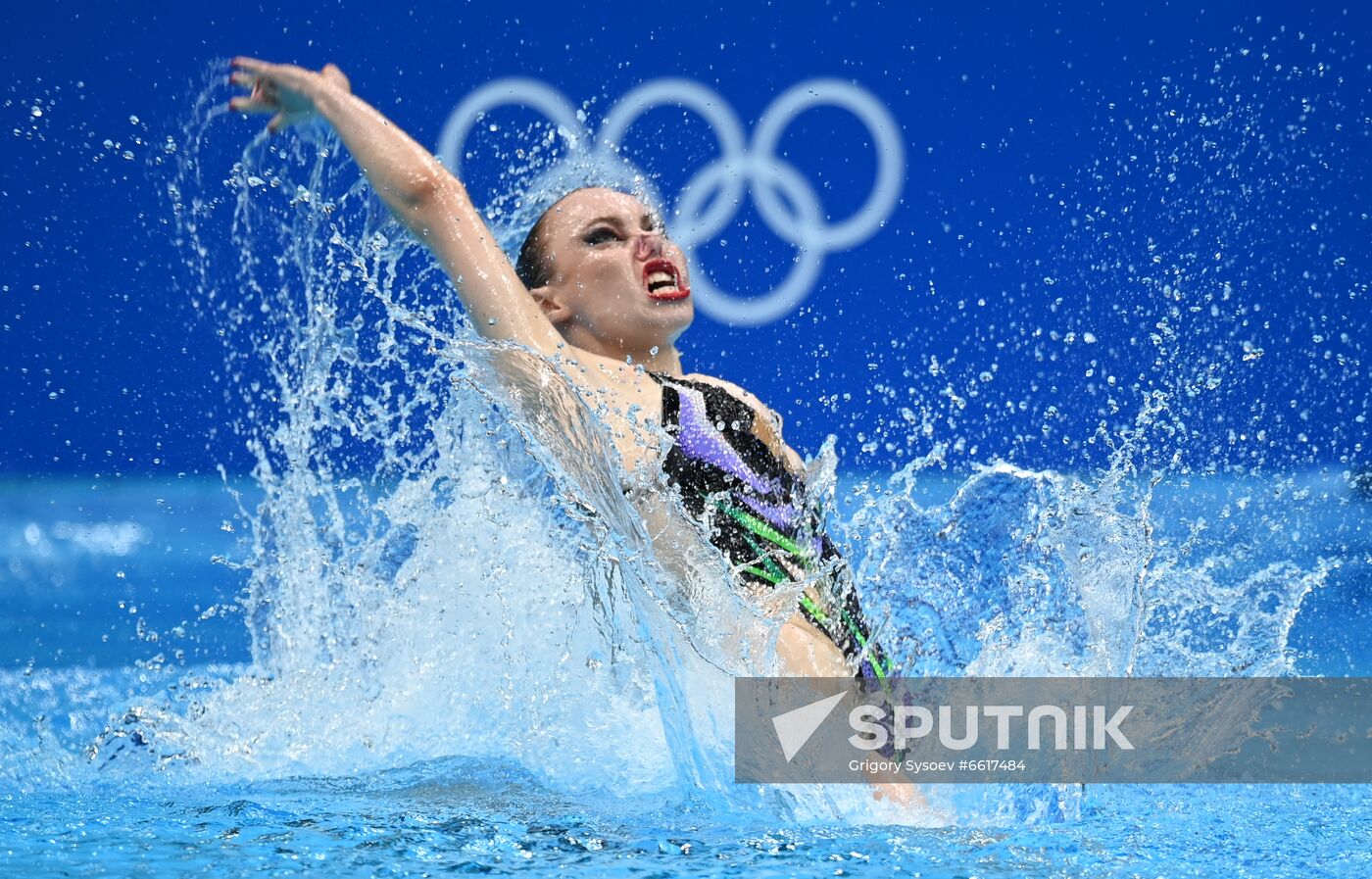 Japan Olympics 2020 Artistic Swimming Duet Free Routine
