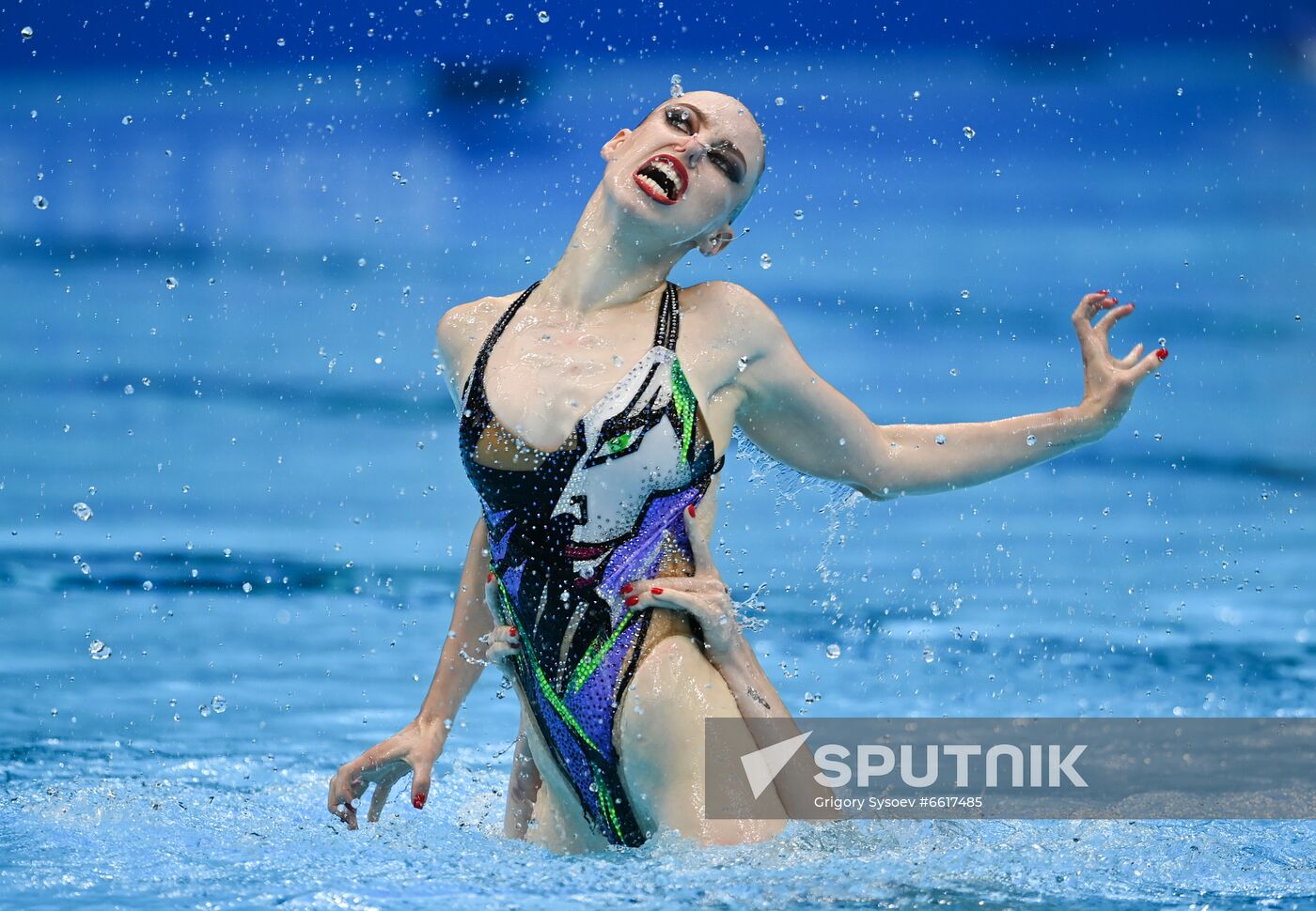 Japan Olympics 2020 Artistic Swimming Duet Free Routine