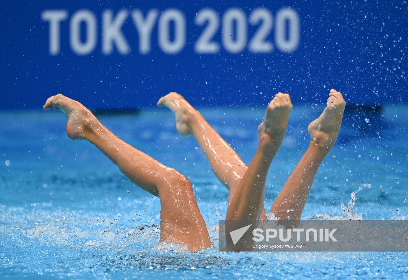 Japan Olympics 2020 Artistic Swimming Duet Free Routine