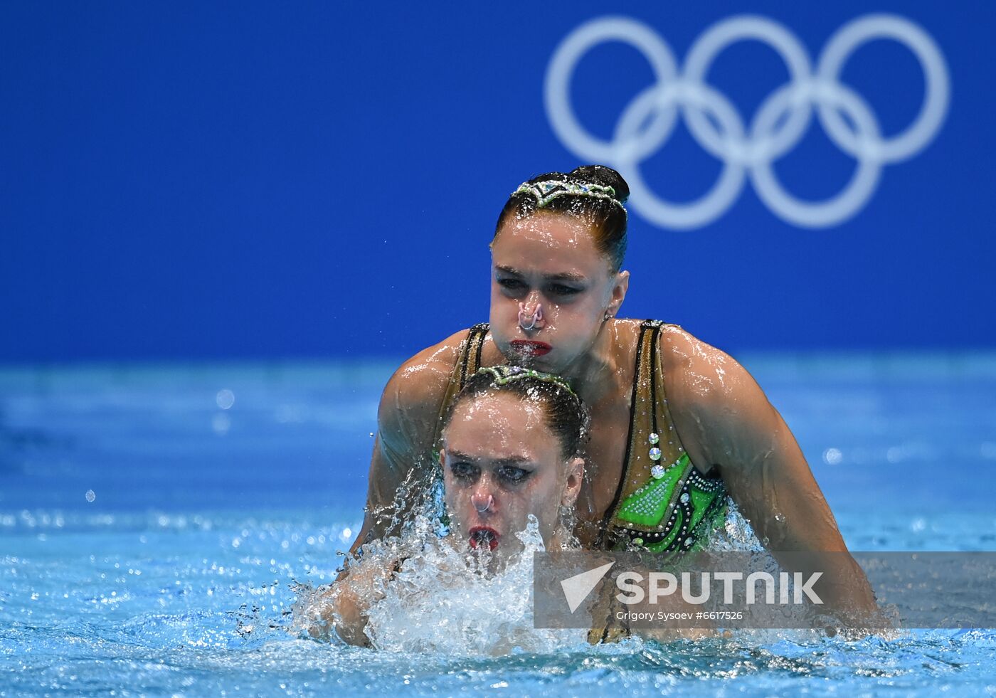 Japan Olympics 2020 Artistic Swimming Duet Free Routine