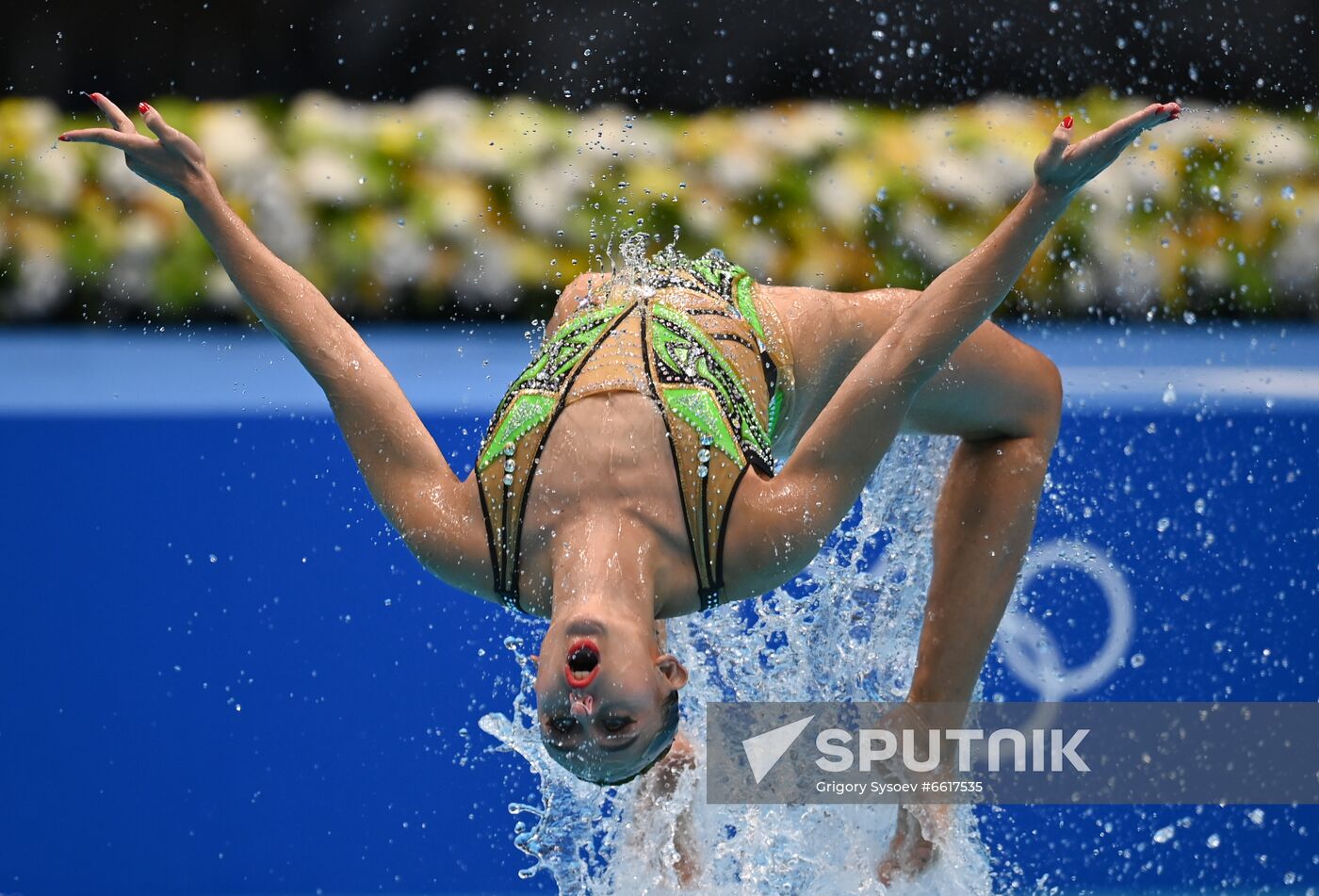 Japan Olympics 2020 Artistic Swimming Duet Free Routine