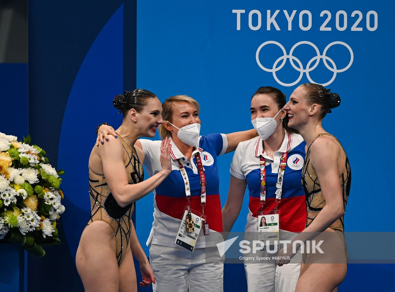 Japan Olympics 2020 Artistic Swimming Duet Free Routine