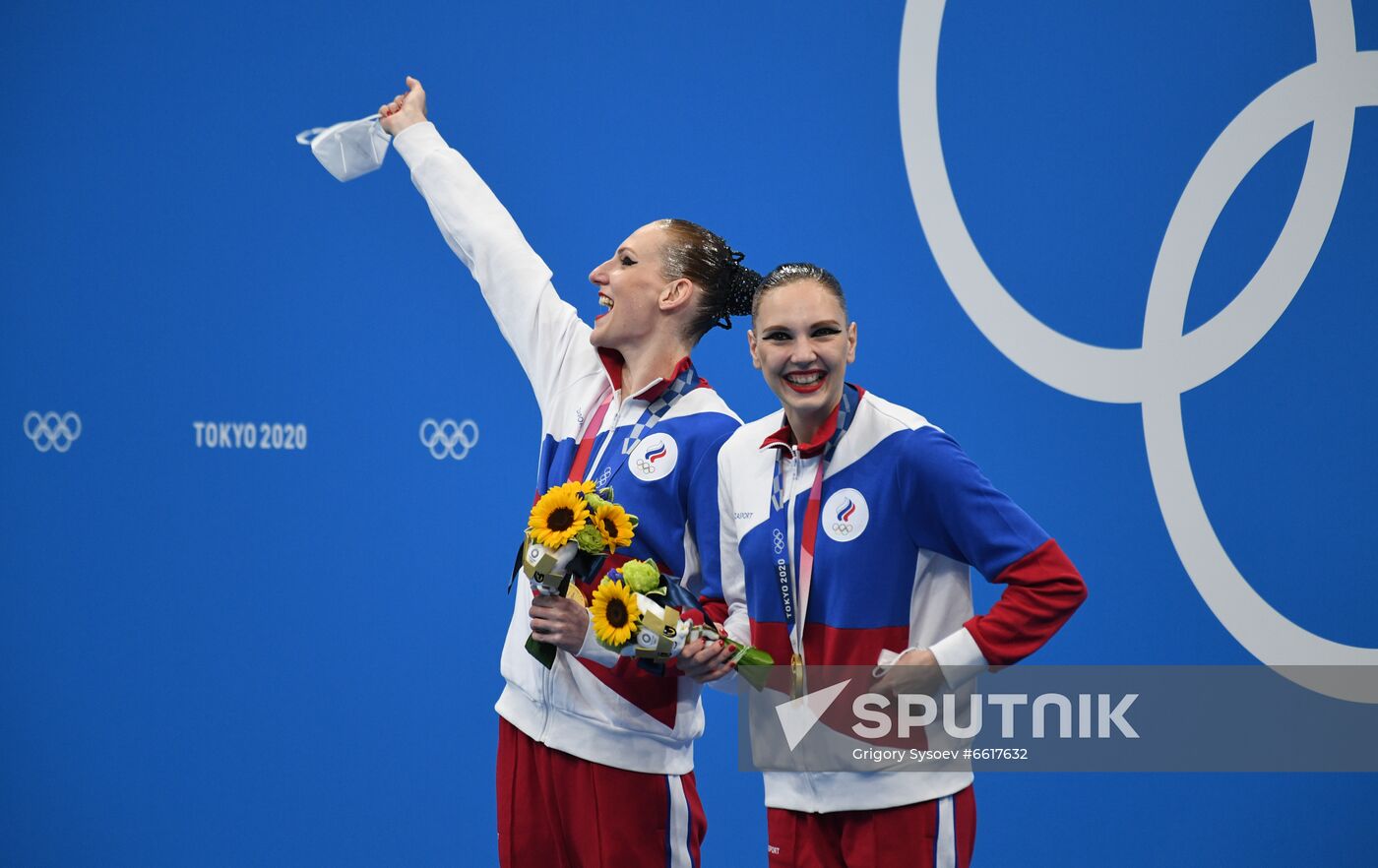 Japan Olympics 2020 Artistic Swimming Duet Free Routine