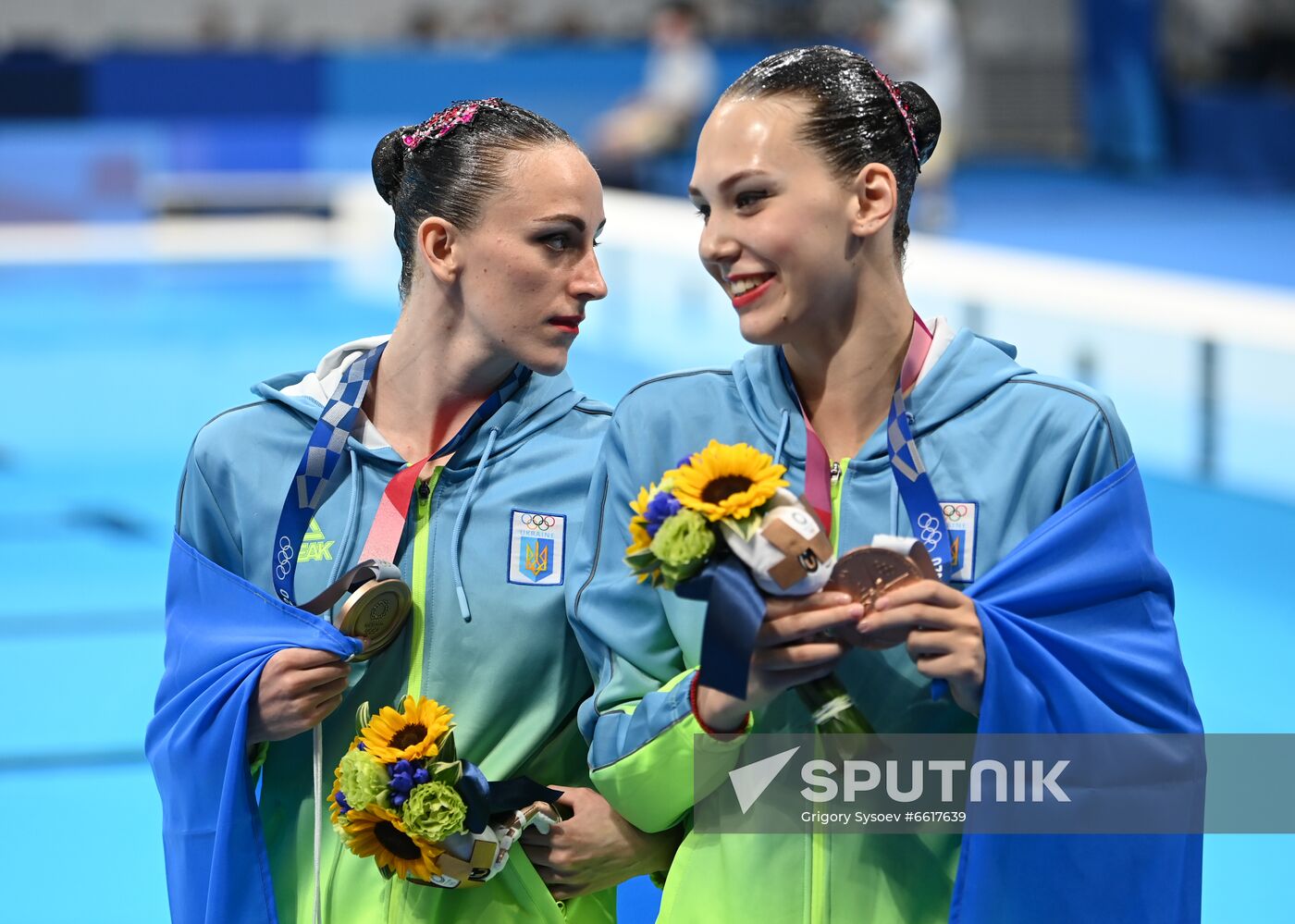 Japan Olympics 2020 Artistic Swimming Duet Free Routine