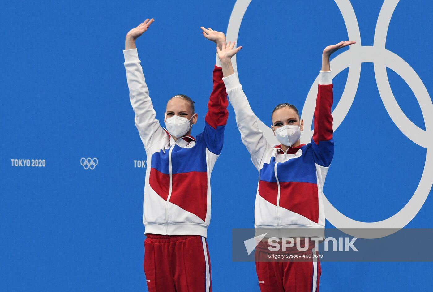 Japan Olympics 2020 Artistic Swimming Duet Free Routine