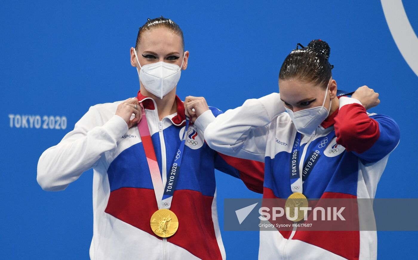 Japan Olympics 2020 Artistic Swimming Duet Free Routine
