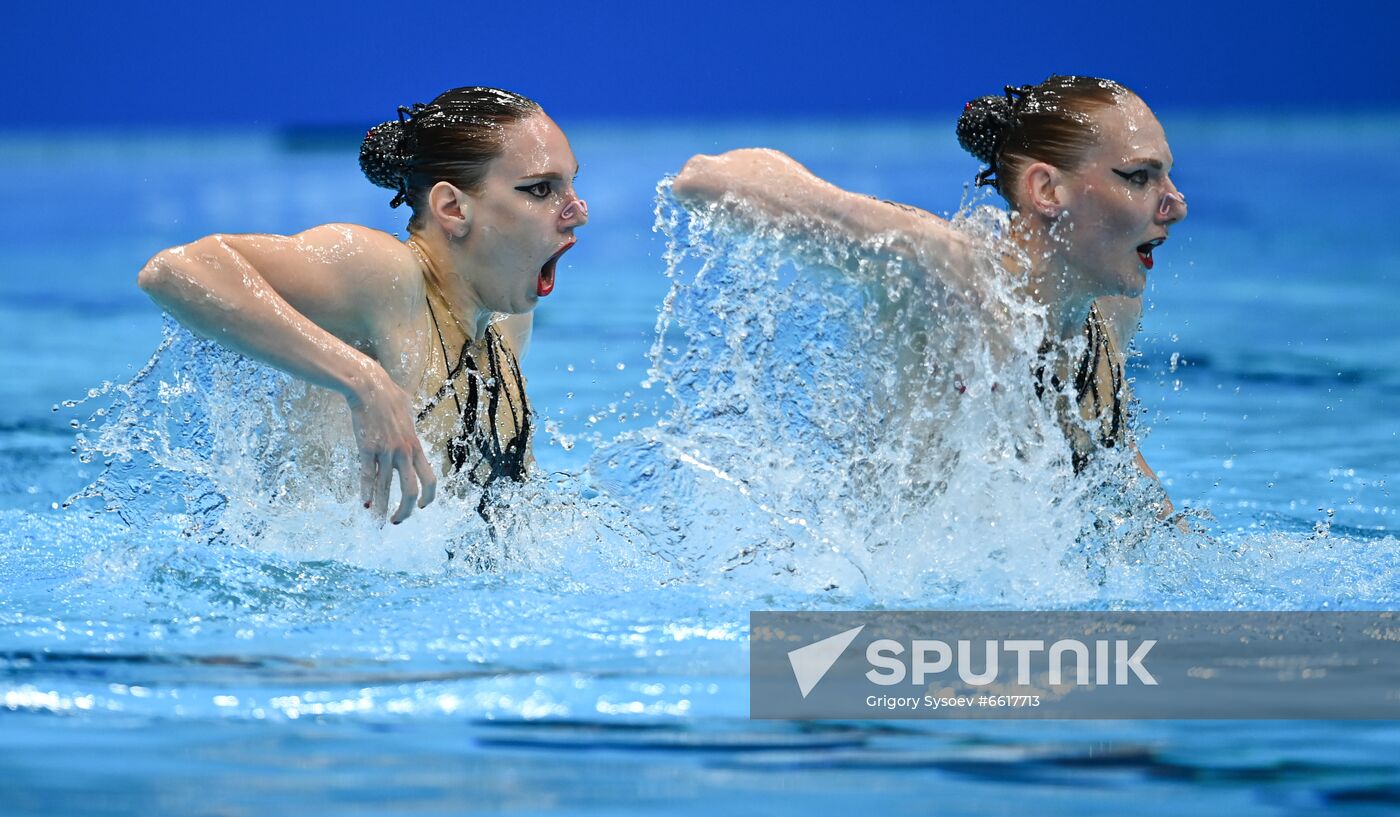 Japan Olympics 2020 Artistic Swimming Duet Free Routine