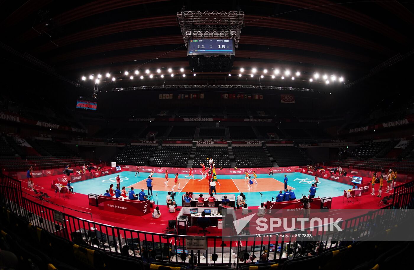 Japan Olympics 2020 Volleyball Women Brazil - ROC