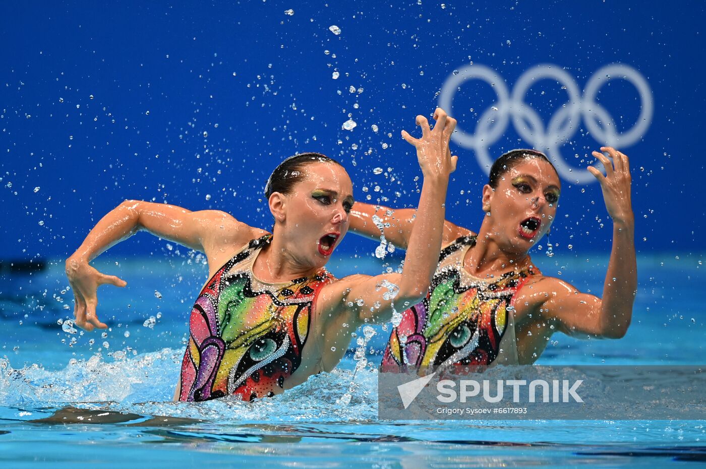 Japan Olympics 2020 Artistic Swimming Duet Free Routine