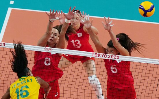 Japan Olympics 2020 Volleyball Women Brazil - ROC