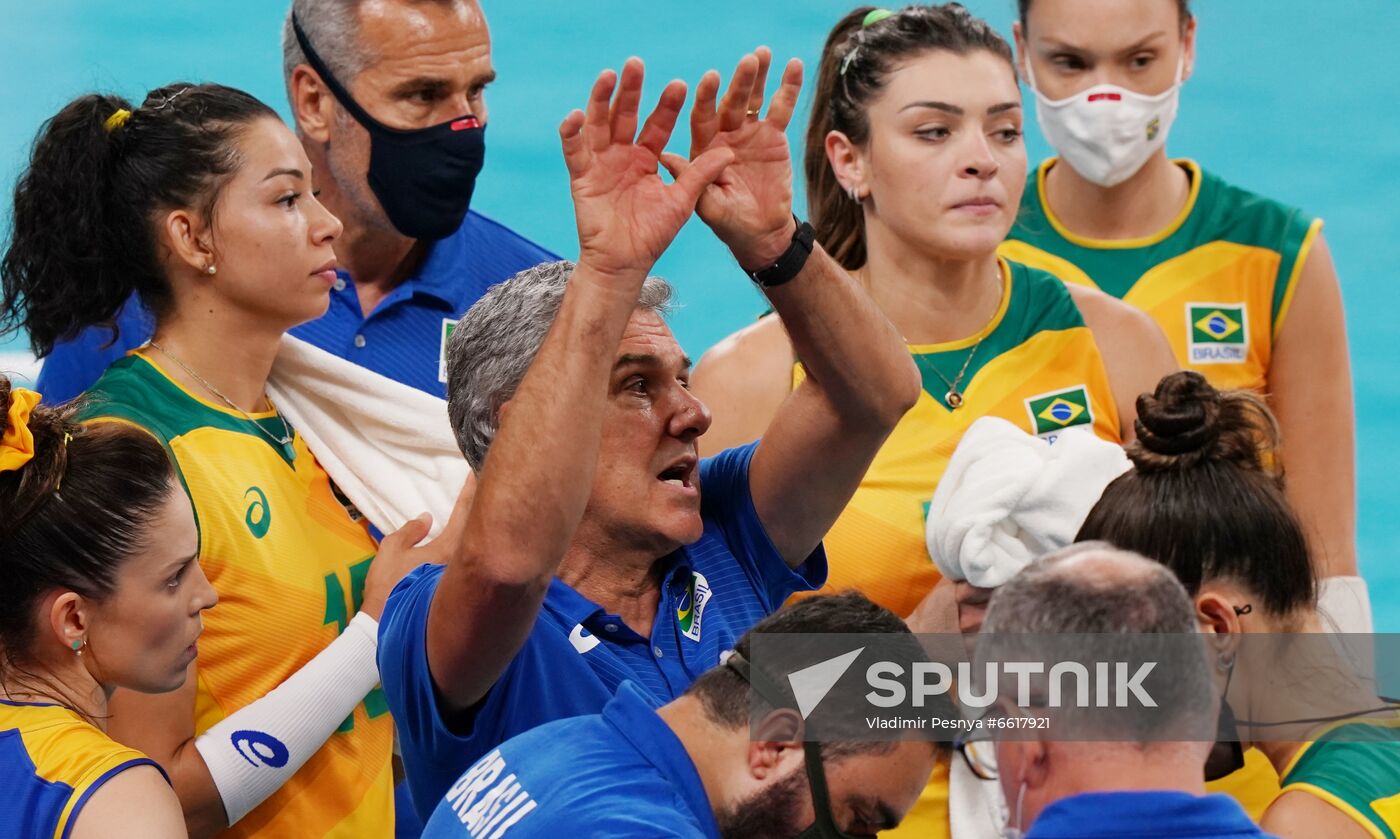 Japan Olympics 2020 Volleyball Women Brazil - ROC