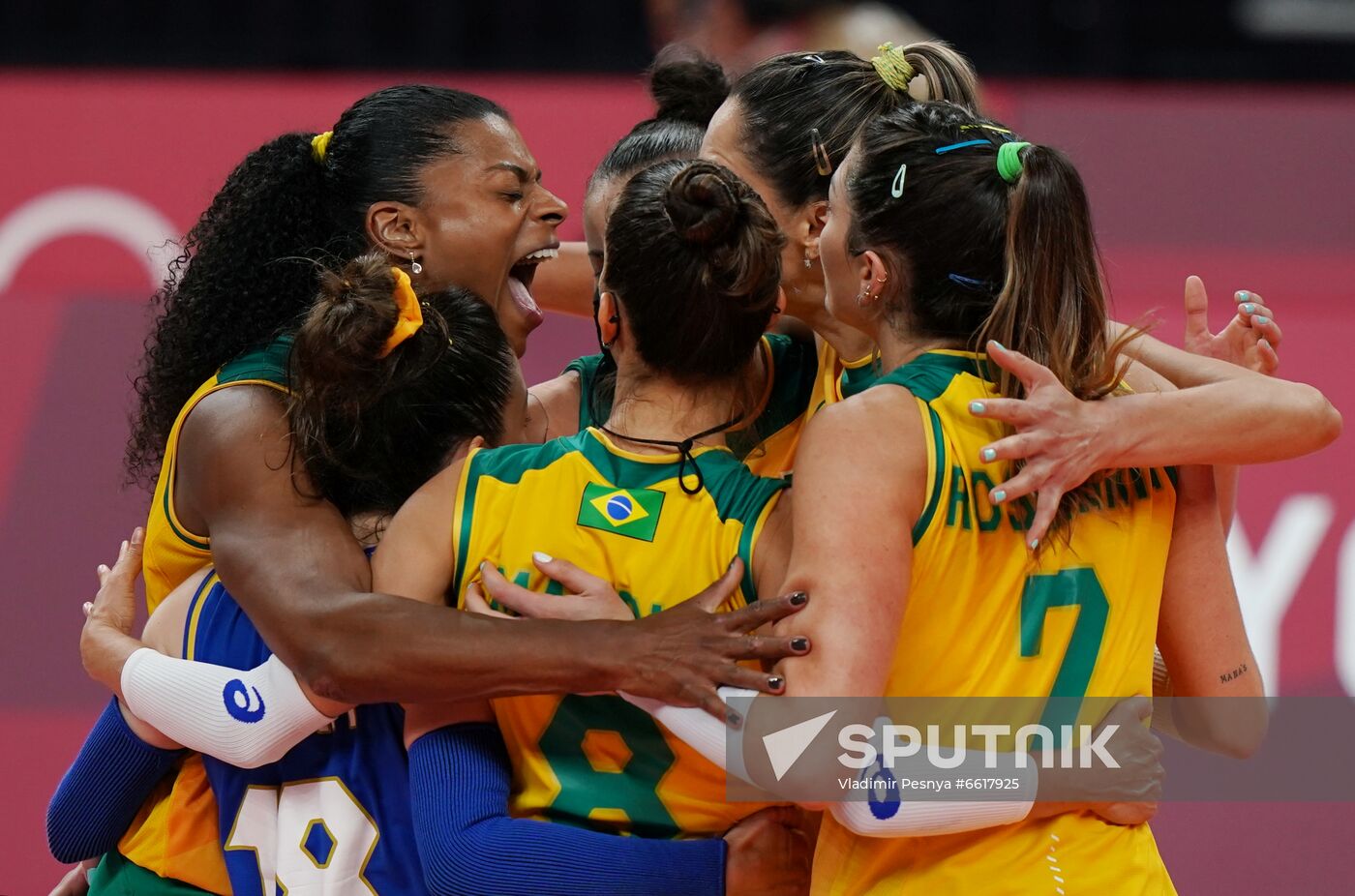 Japan Olympics 2020 Volleyball Women Brazil - ROC