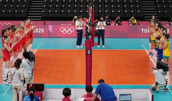 Japan Olympics 2020 Volleyball Women Brazil - ROC
