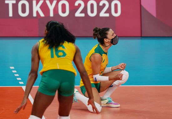 Japan Olympics 2020 Volleyball Women Brazil - ROC